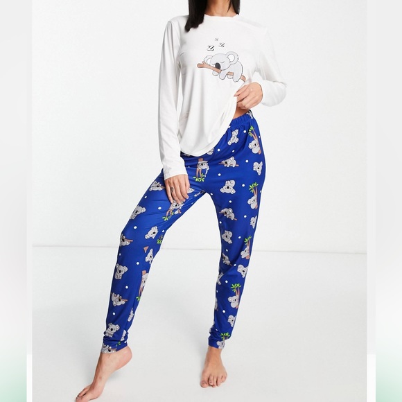 Loungeable koala bear legging pajama set - Picture 1 of 3